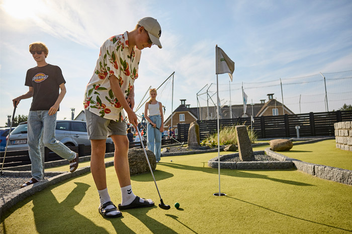 Minigolf - Store børn