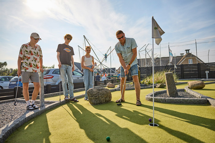Minigolf - Familie