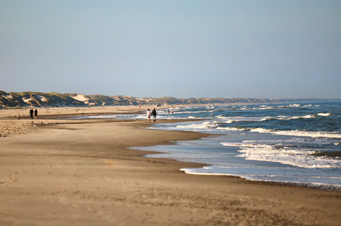 Der Strand das ganze Jahr über